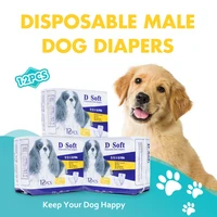 dog diapers male high quality disposable leakproof nappies puppy toilet training 10pcsbag dog diapers diaper for male dog