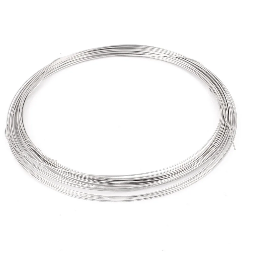 Nichrome 80 0 7 мм 21 Калибр AWG Тепловая проволока 33ft рулон нагревательный элемент|element| |