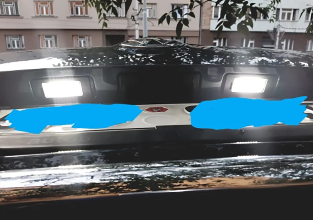2 шт. супер яркий светодиодный номерной знак для Skoda Octavia 3 Superb B6 Rapid Combi Yeti 5L Fabia Mk2 Mk3