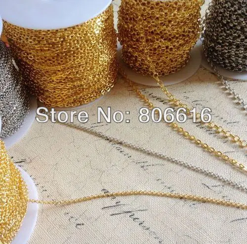 Бесплатная Никель ~ (plz выберите стиль) звеньевые цепи ювелирные изделия