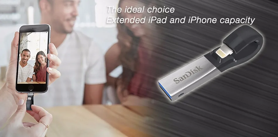 SanDisk флеш-накопитель USB 3,0 SDIX30N 256 ГБ 128 Гб 64 ГБ 32 ГБ 16 ГБ флеш-накопитель с двойным интерфейсом для iPhone iPad iPod APPLE