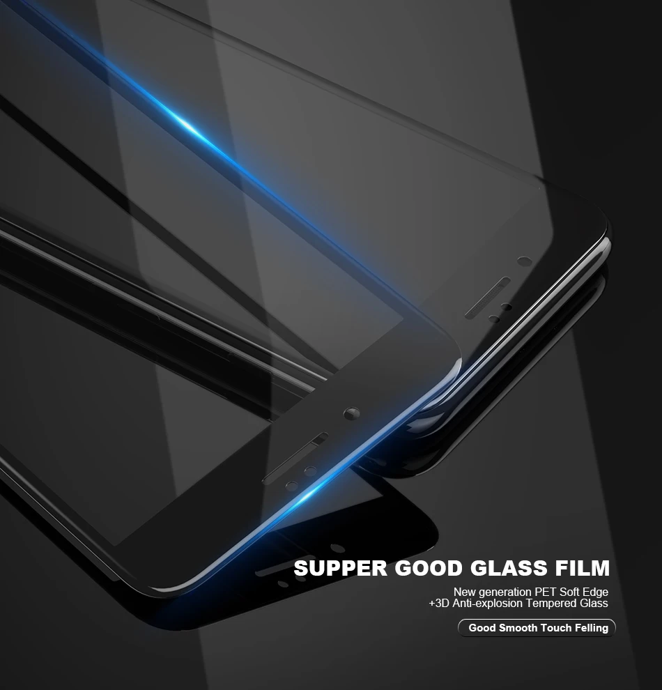 FLOVEME 3D полный Экран закаленное Стекло для iPhone 6s 6 закаленное Стекло Анти Blue Ray Экран Защитная пленка для iPhone 6 6s 7 Plus