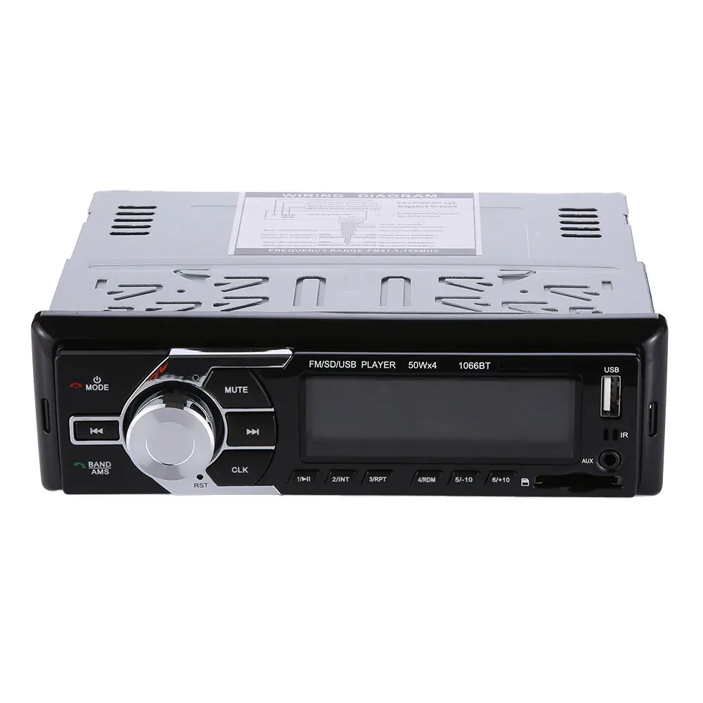 Автомобильный тюнер 12V стерео bluetooth FM Радио Аудио плеер телефон USB/SD MMC порт с In Dash 1