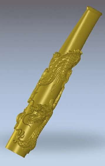 3D модель рельеф для ЧПУ в формате STL Dragon Tobacco pipe 2|3d model relief|3d relief modelfor cnc |
