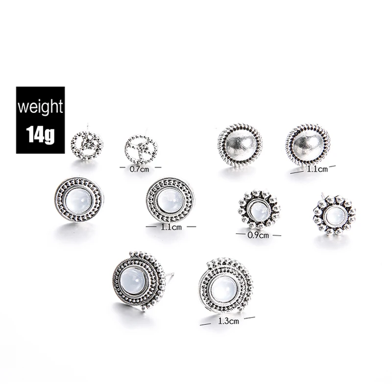 10 шт./партия в богемном стиле ретро драгоценные камни мира логотип простой