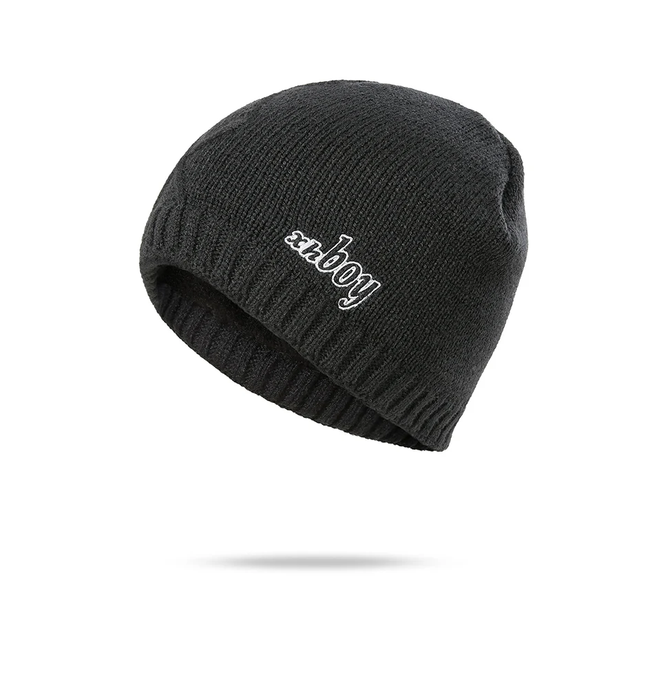 Evrfelan New Design Thick Winter Hat Scarf Men Women Knitting Warm Beanie Hat Ring Scarves Unisex Solid Color Gorros Bonnet
