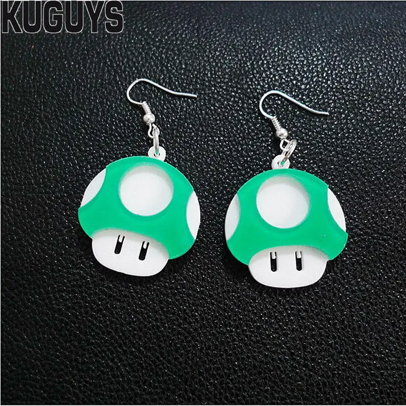 Гриб женские акриловые Висячие модные серьги в форме капель аксессуары милые