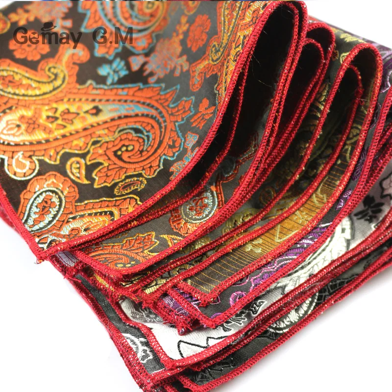 Модный квадратный Карманный мужской карман с рисунком Пейсли | Аксессуары для