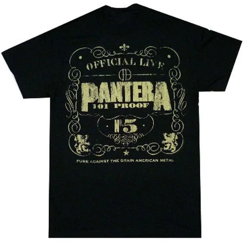 Hipster футболка Homme Мужская Tall круглым вырезом Pantera 101 доказательство рубашка