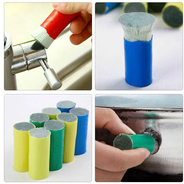 Розница 2 шт. волшебный стальной Очиститель без пятен кастрюля для удаления