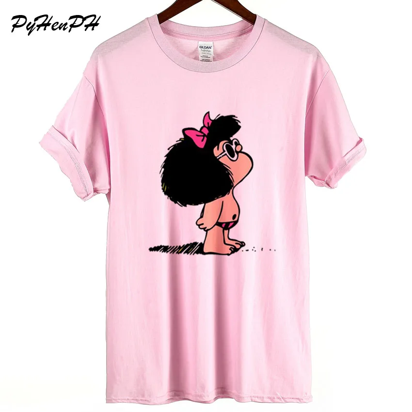 Toda Mafalda футболка женские летние топы с короткими рукавами Harajuku хлопковая свободная футболка женская хип-хоп потрясающая футболка с круглым вырезом