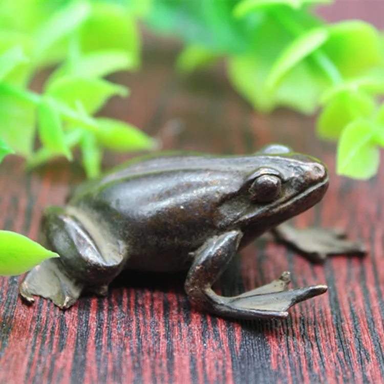 Коллекция редких и выгодных маленьких лягушек чаепития бронзовая посуда для