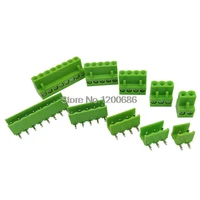 7pin 5 08 right angle terminal plug type 300v 10a 5 08mm pitch connector pcb screw terminal block connector