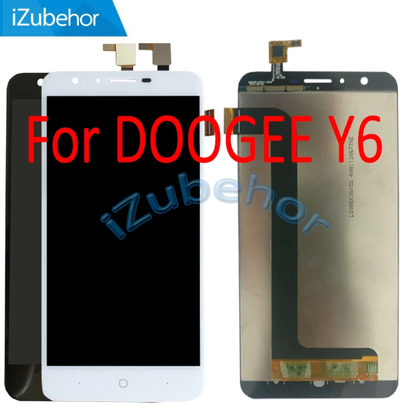 Экран IPS 5 дюйма Для Doogee Y6 LCD + кодирующий преобразователь сенсорного экрана в