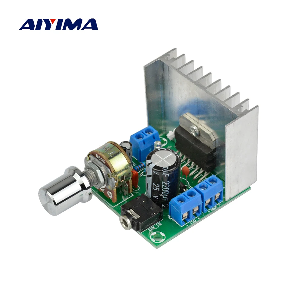 AIYIMA 2 0 Цифровые усилители мощности TDA7297 2x15 Вт DC 12 В стерео усилитель аудио DIY для