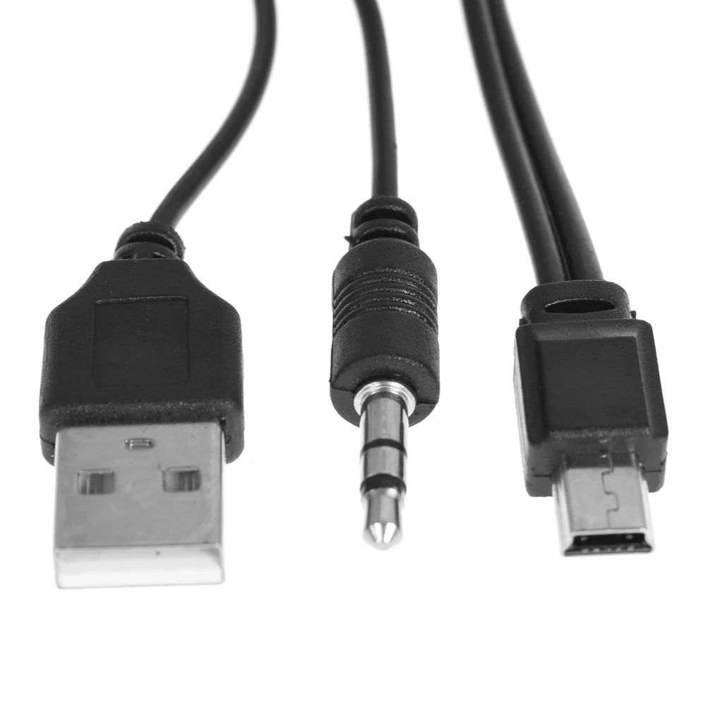 Портативный аудиокабель для динамика USB папа мини 5Pin + 3 5 мм AUX mirco usb|audio cable usb|mini