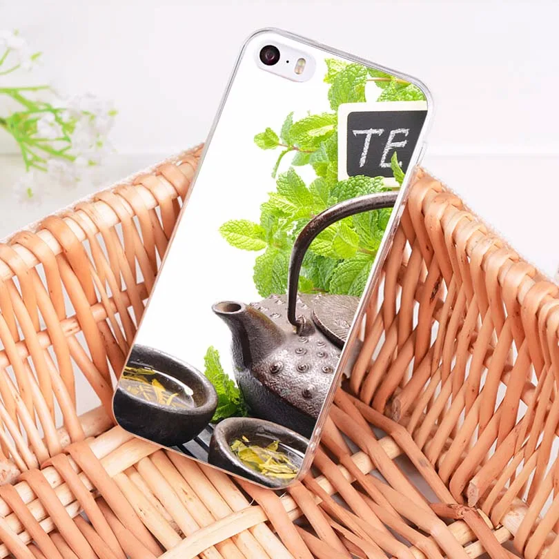 MaiYaCa натуральный зеленый чай красный чайник Окрашенные чехол для мобильного