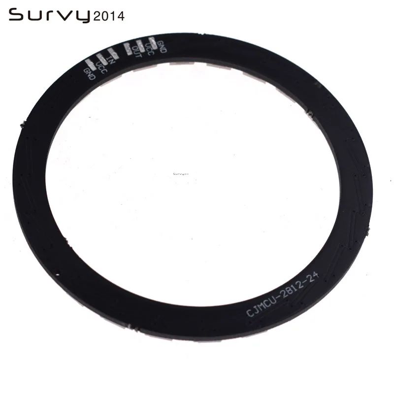WS2812B модуль полоса 24 бит X WS2812 5050 RGB светодиодный кольцевой светильник со