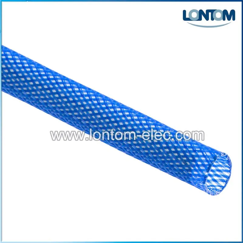 6 мм 5 м Белый ПЭТ Плетеный расширяемый рукав провода кабель высокой плотности