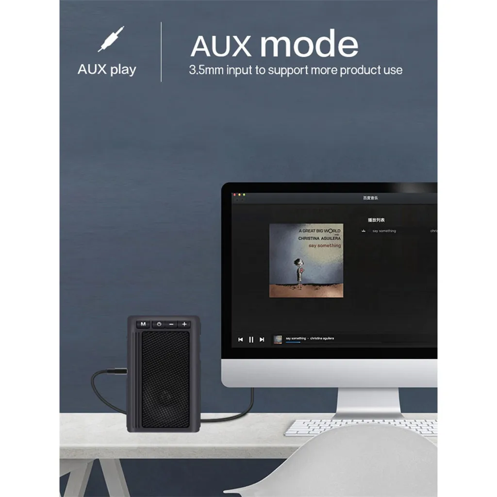 Bluetooth динамик IPX6 Водонепроницаемый динамик портативный Bluetooth динамик водонепроницаемый наружный динамик FM радио Громкая связь 510#2