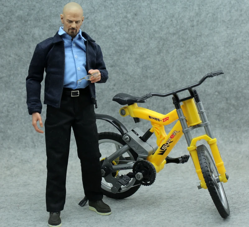 

1pc NEW Plastic Bicycle for 1/6 Action Figures, Bicycle Model Two Color Frame Available