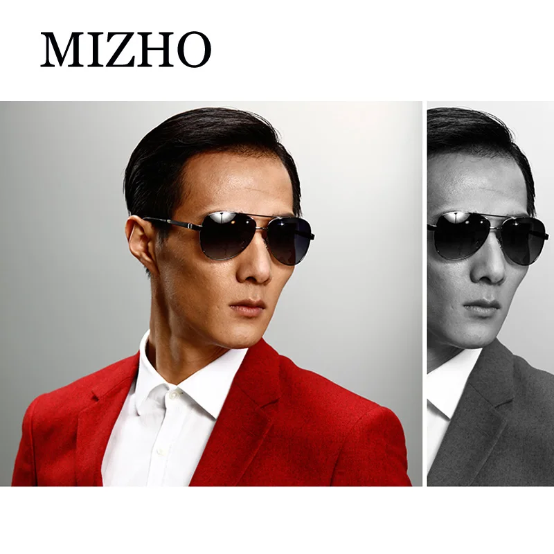 MIZHO антибликовые очки визуальная защита мужские деревянные очки авиаторы поляризационные водонепроницаемые масляные роскошные очки унисекс