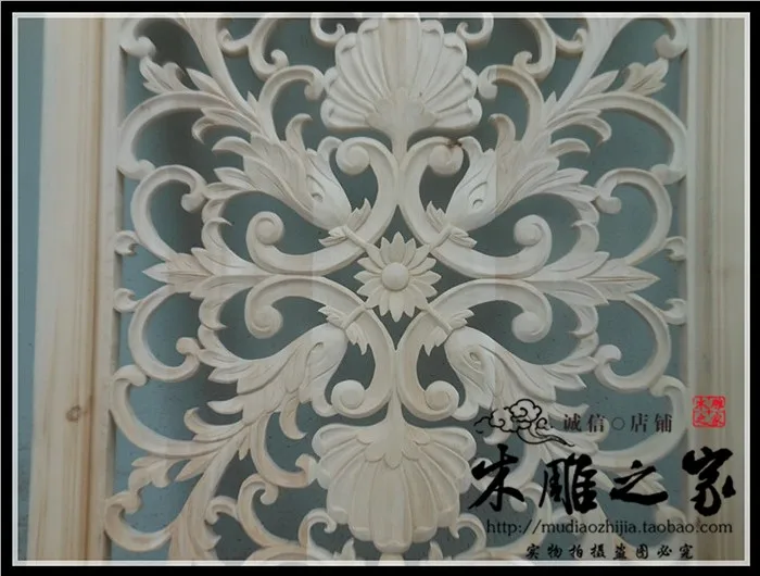 Деревянная резьба Dongyang в современном европейском стиле Полые Перегородки из