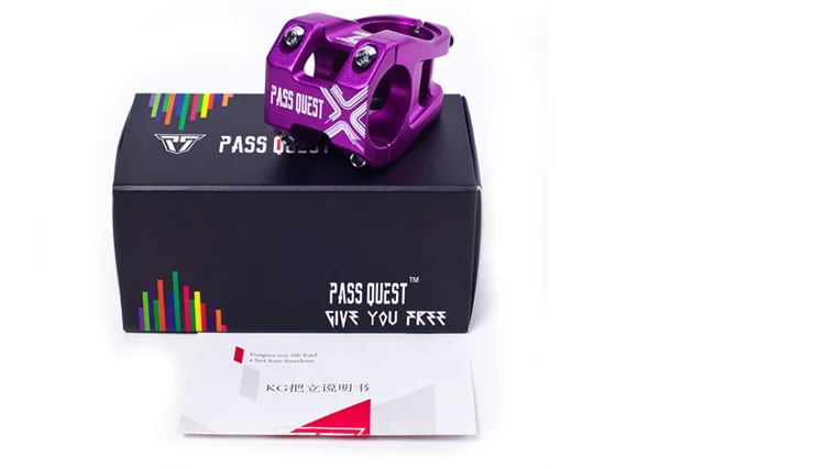 Pass Quest KG 31,8 мм 28,6 мм велосипедный стержень DH ENDURO AM DJ 35 мм MTB Горный шоссейный велосипед Горный FR велосипедный стержень велосипедные детали