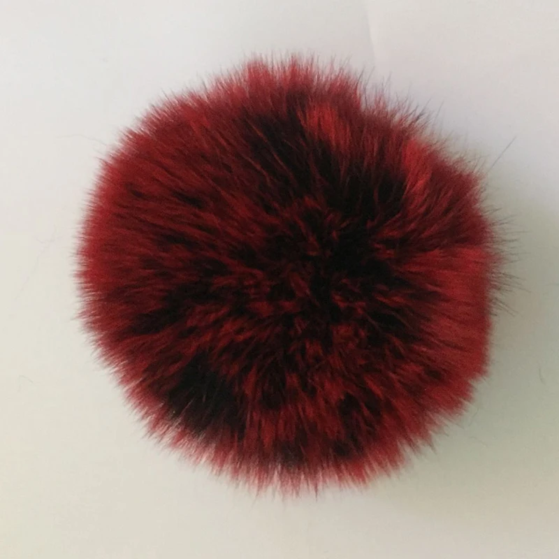 Новые модные 15 см многоцветный настоящие енота лисий мех норки мяч 20 красочных