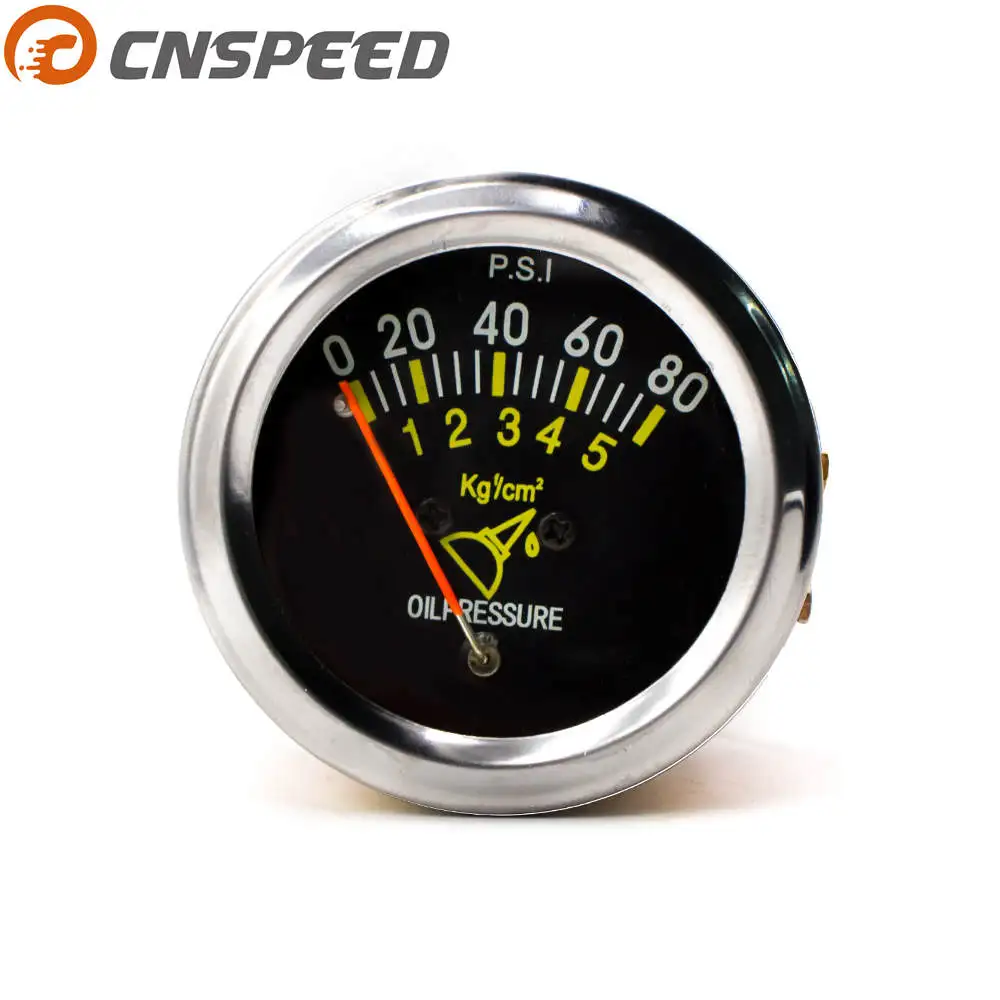 Автомобильный механический манометр CNSPEED измеритель давления масла 12 В 52 мм 2