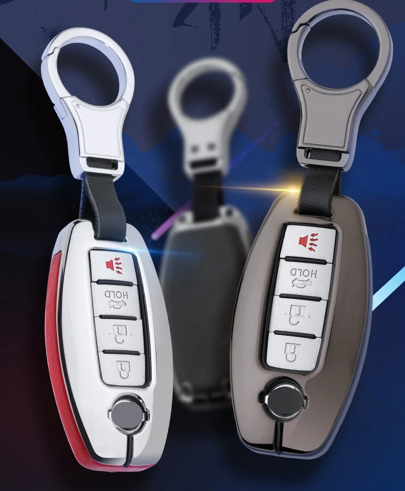 Автомобильный брелок из натуральной кожи, чехол, карман для Nissan Versa Murano Rogue Armada Sentra Qashqai X-Trail ForInfiniti FX35 QX50