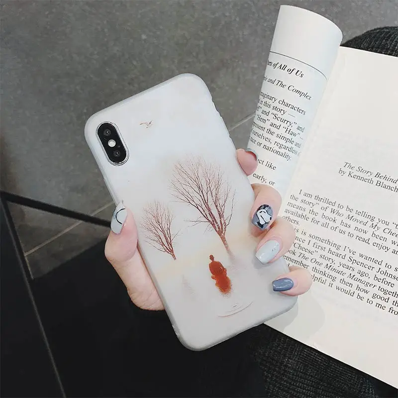 FORLAS элегантный узорчатый чехол для iphone xs max Мягкий ТПУ силиконовый 8 x xr задняя