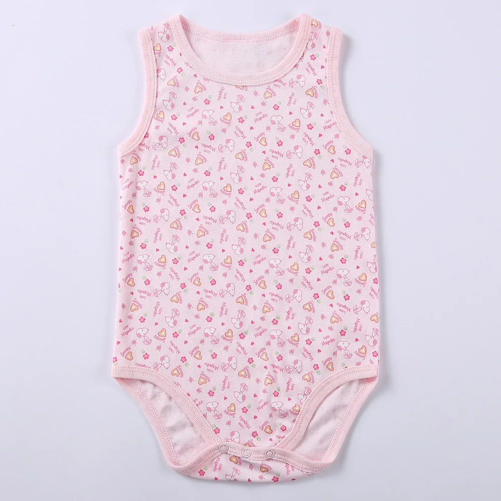 Детский комбинезон Летний без рукавов из 100% хлопка для новорожденных |