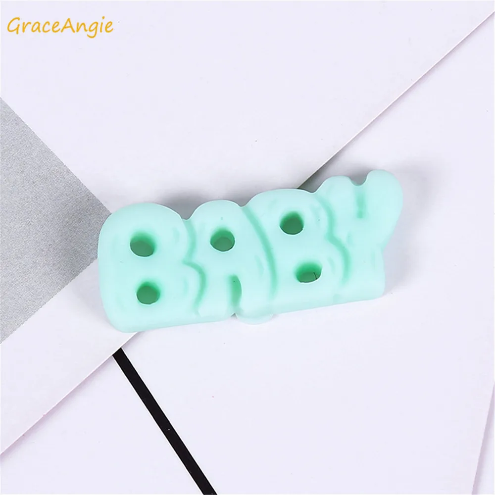 

GraceAngie 10pcs Baby Letter Resin Flatback Cabochons Scrapbooking for Phone Decoration Hairband Jewelry handmade Accessories