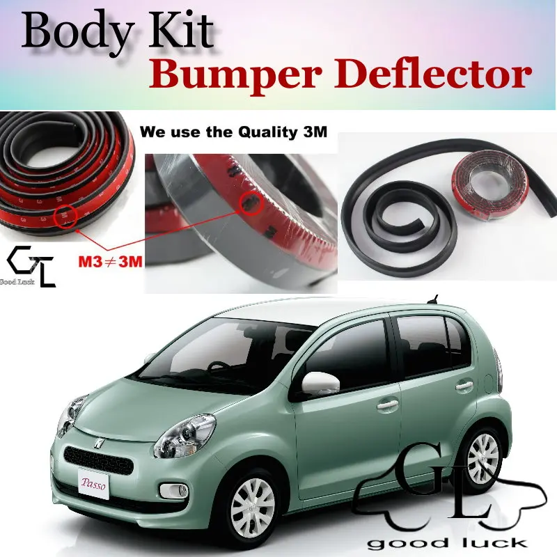 Для TOYOTA Passo для Daihatsu Sirion Boon Subaru Justy Perodua MyVi бампер губ/передний спойлер