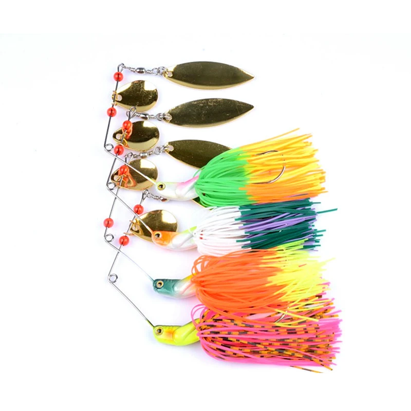 

4 шт./лот жевательные рыболовные приманки, Спиннер, рыболовные приманки 20,5 г, тонкая обманка, металлическая приманка, новейшая рыболовная пр...