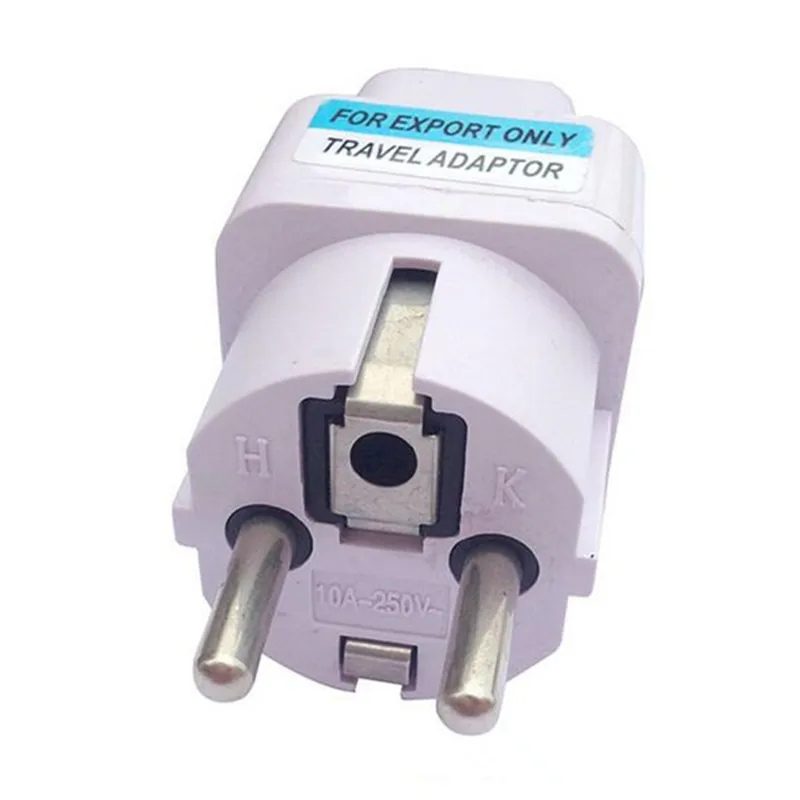 Белый Универсальный дорожный адаптер для зарядного устройства AU UK US to EU |