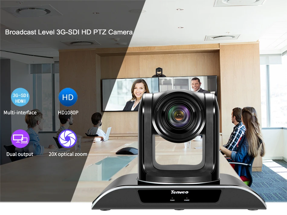 TONGVEO VHD20N CCTV Смарт SDI камера вращающийся экран 1080p FHD Видео PTZ ультра широкоугольная видеокамера с 3G-SDI DVI HDMI выходом