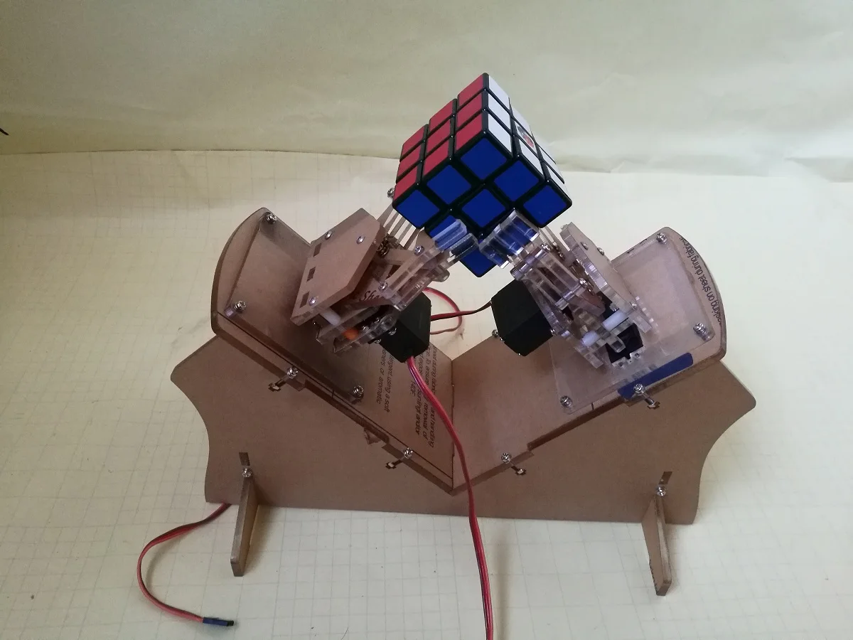 3 уровня манипулятор кубика Рубика 5 мм тонкая акриловая роботизированная машина
