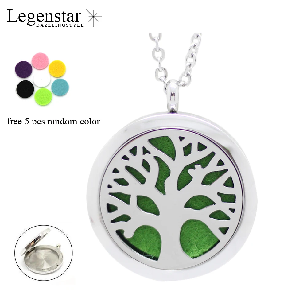Масляный медальон для ароматерапии нержавеющая сталь 316|necklace tree|tree of lifesteel jewelry |