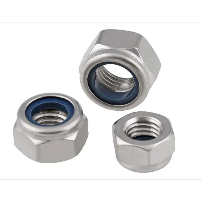 

304 Stainless Steel Locknut Lock Nut 10 Pcs