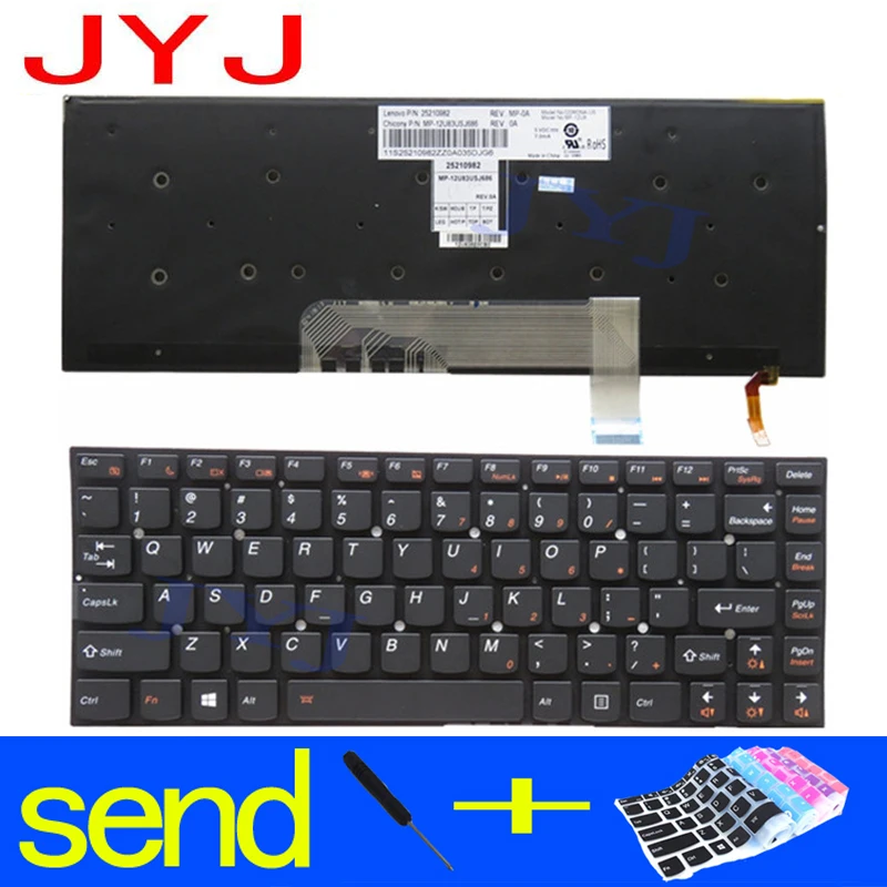 

NEW Laptop keyboard For LENOVO V4400 V4400A Send a transparent protective film