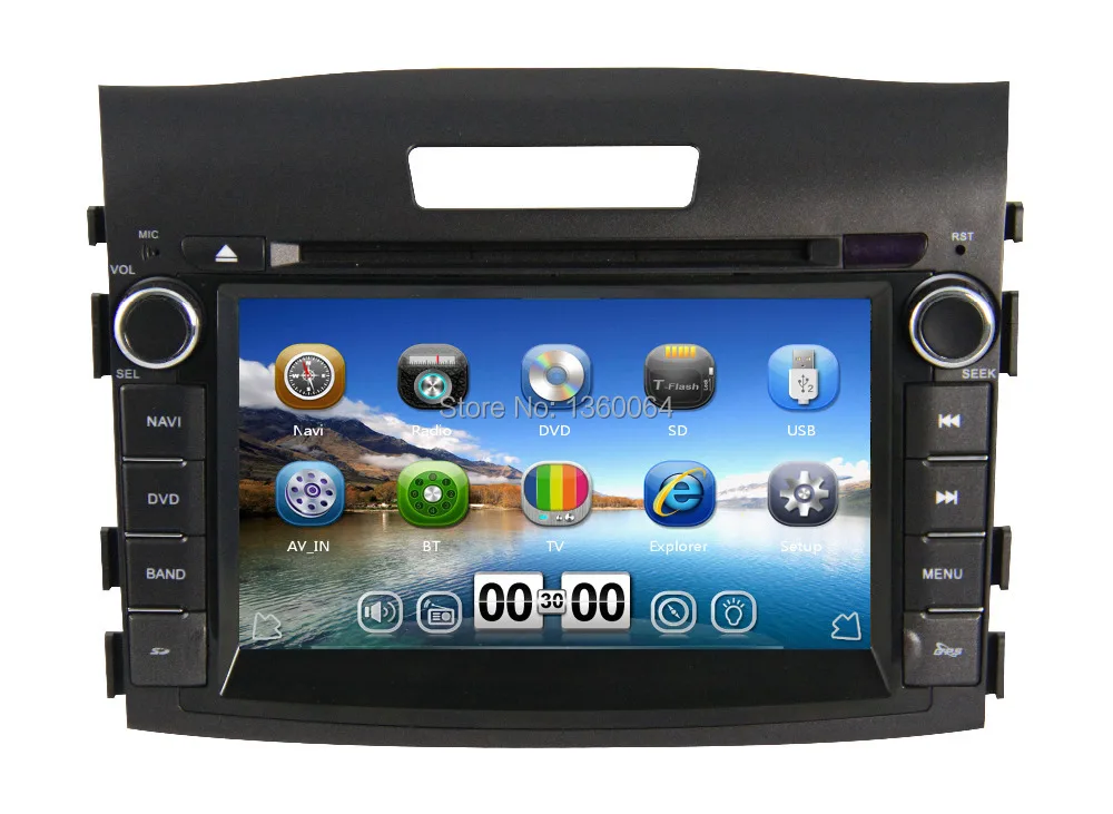 7-дюймовый автомобильный DVD-плеер 2 Din с GPS для Honda CRV 2012 2013 автомобильное радио