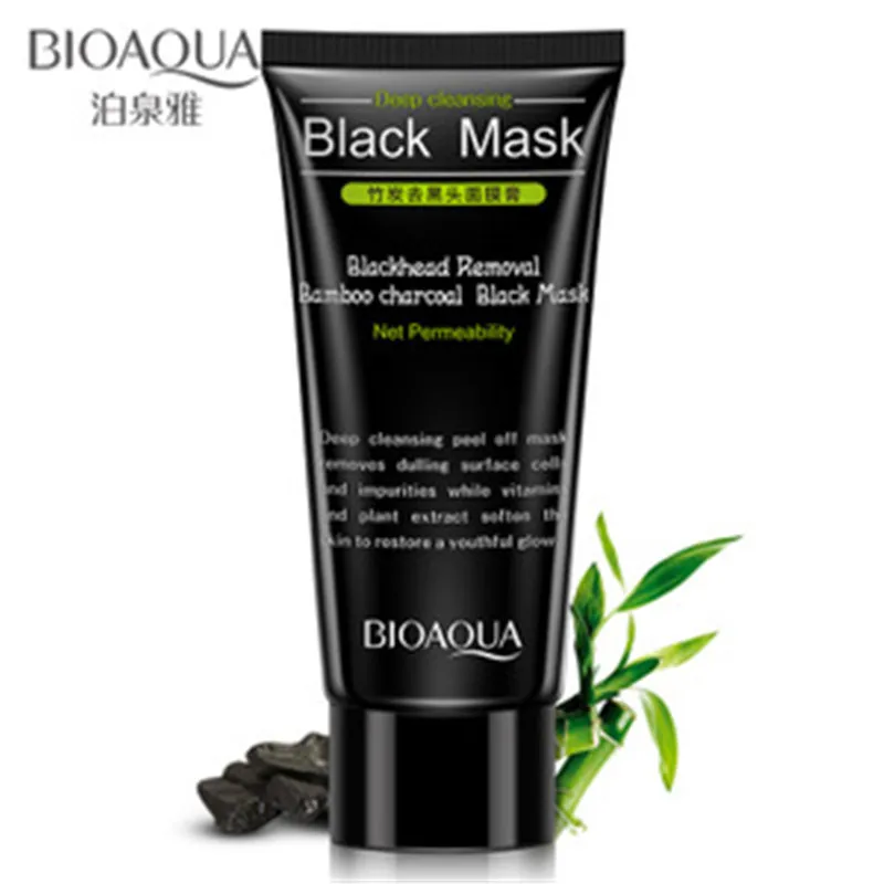 Style 3 Black mask BIOAQUA маска для лица для удаления угрей, лечение акне, глубокое очищение, отшелушивающая черная Nud маска для лица, контроль жирности - Цвет: Style 3 Black mask