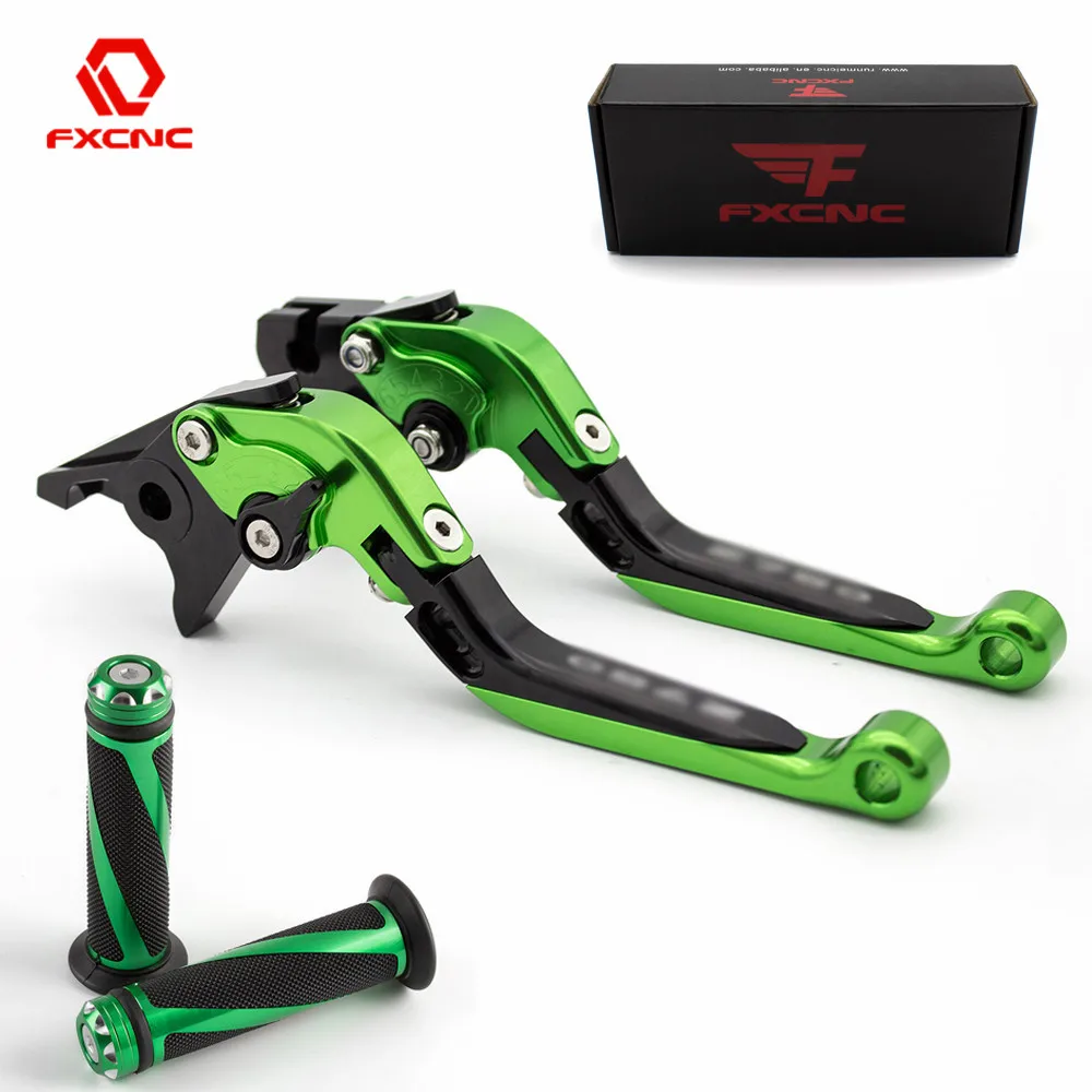 

Складной выдвижной рычаг тормоза, сцепления и рукоятки с логотипом Ninja для Kawasaki Z250SL ninja 250SL 2016-2017 CNC