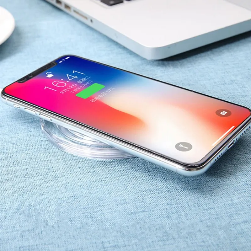 Qi Беспроводное зарядное устройство для зарядки, Индукционное USB зарядное устройство для Apple iPhone 8 11 Plus/X для samsung Galaxy S8/S8 Plus Note 8 для huawei