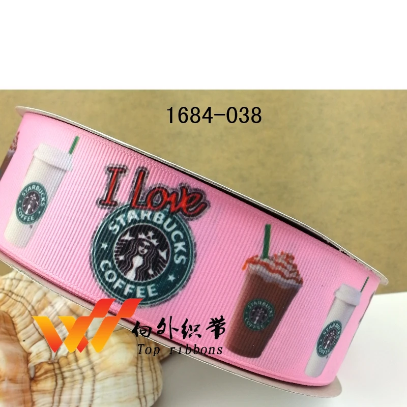 50 ярдов Омбре напечатанные grosgrain ленты 14354