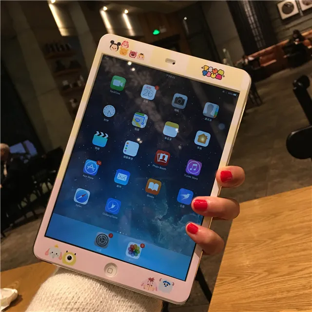 7,9 дюймов протектор экрана планшета для iPad Mini4/Mini5 один кусок Единорог Ститч Сейлор Мун шаблон чехол