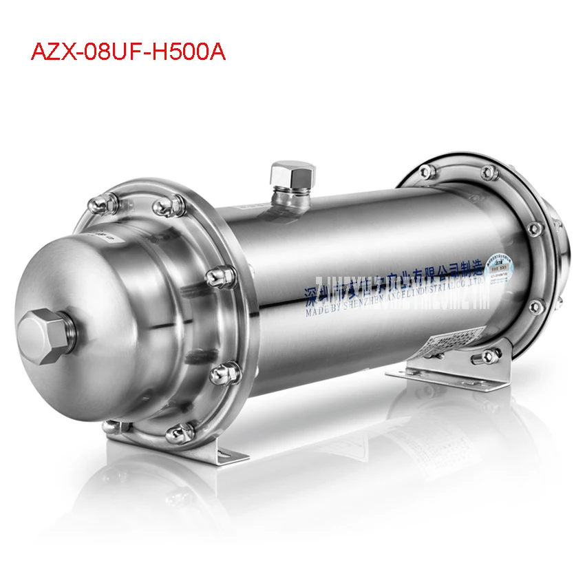 

AZX-08UF-H500A Stainless Steel Ultrafiltration Water Purifier without electricity membrane water filter Drink Straight UF Filter