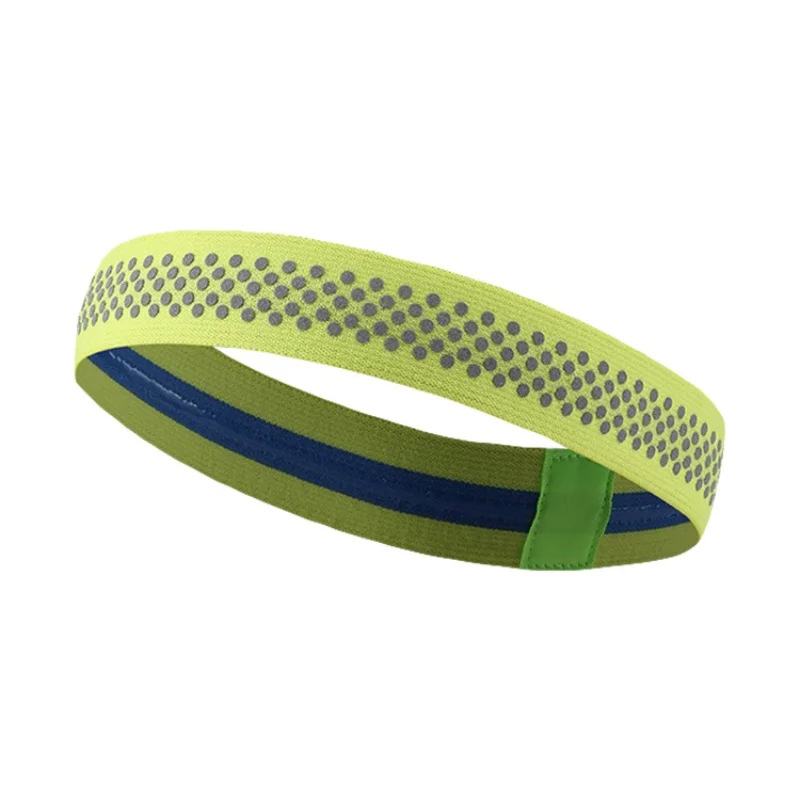 

Dropshipping Sports Elastic Hair Band Night Reflective Yoga Running Sweat-absorbent Anti-slip Headband